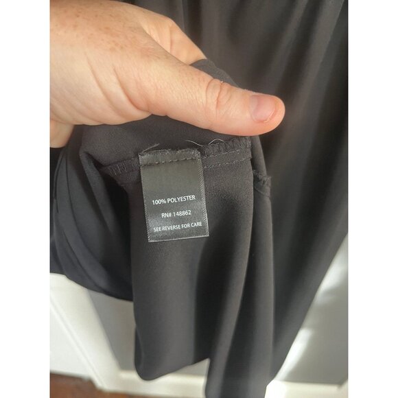 Torrid size 2 black hi-low cold shoulder tunic top - Picture 6 of 7